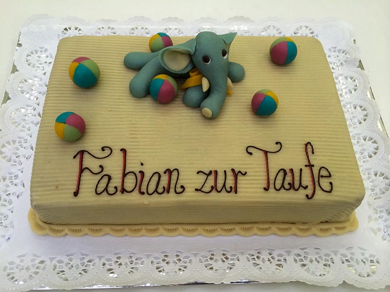 Taufe-Torte